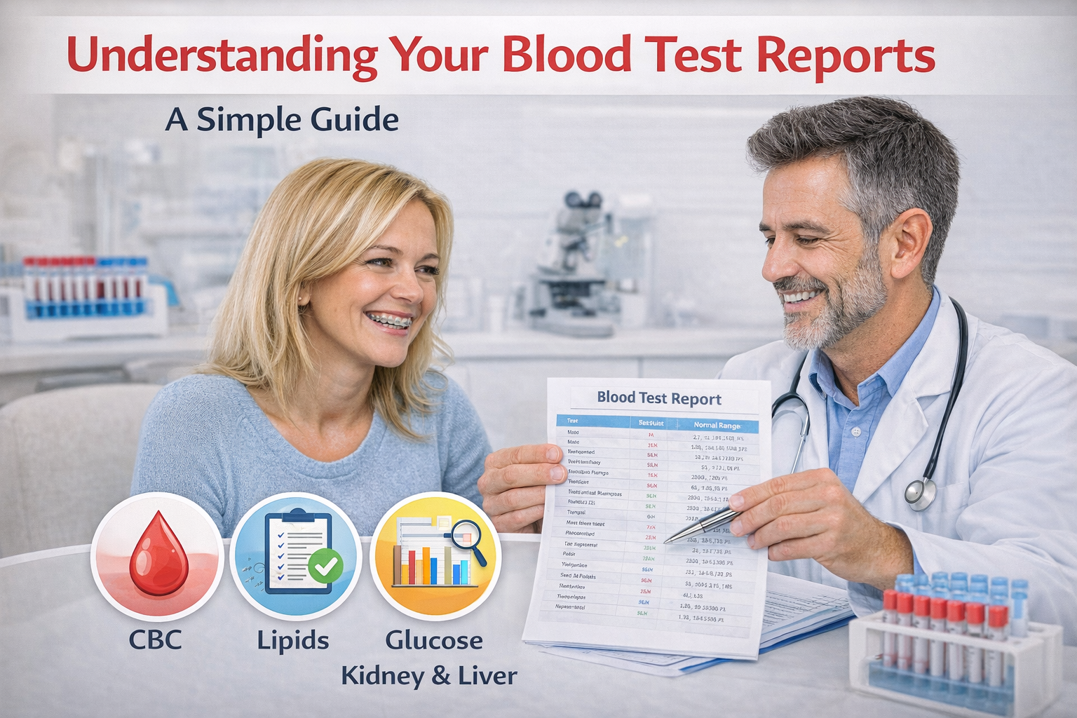 how to read blood test results