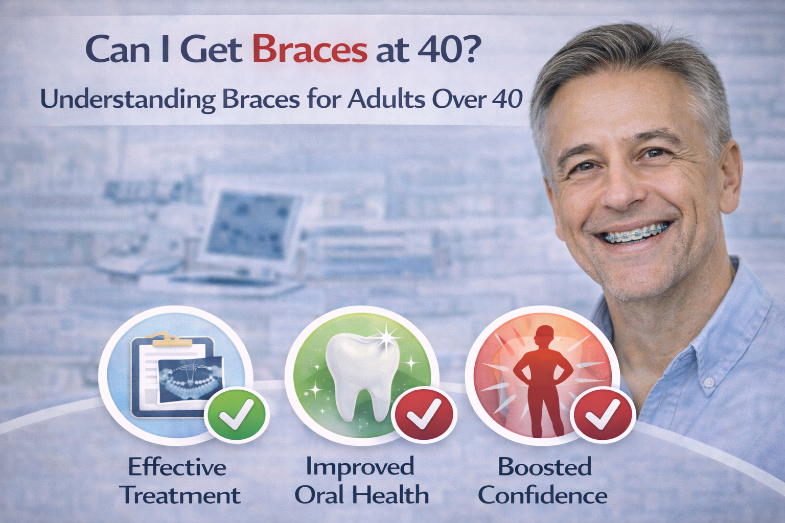 Wondering if you can get braces at 40? Find out everything about braces for adults over 40 and how it can improve your smile. Read more!
