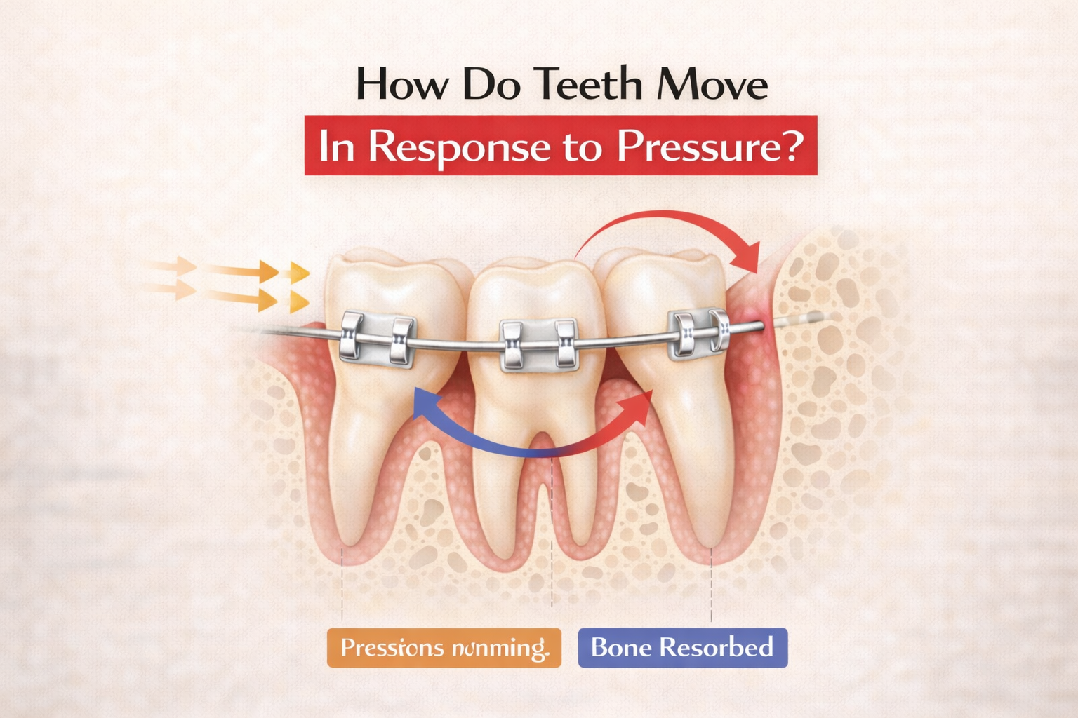 how teeth move with braces